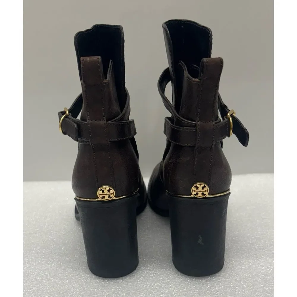 Tory Burch Kayden Booties in Dark Chocolate Size 7.5
